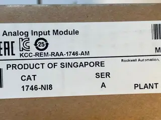 Allen-Bradley SLC 500 1746-NI8 8-Channel Analog –