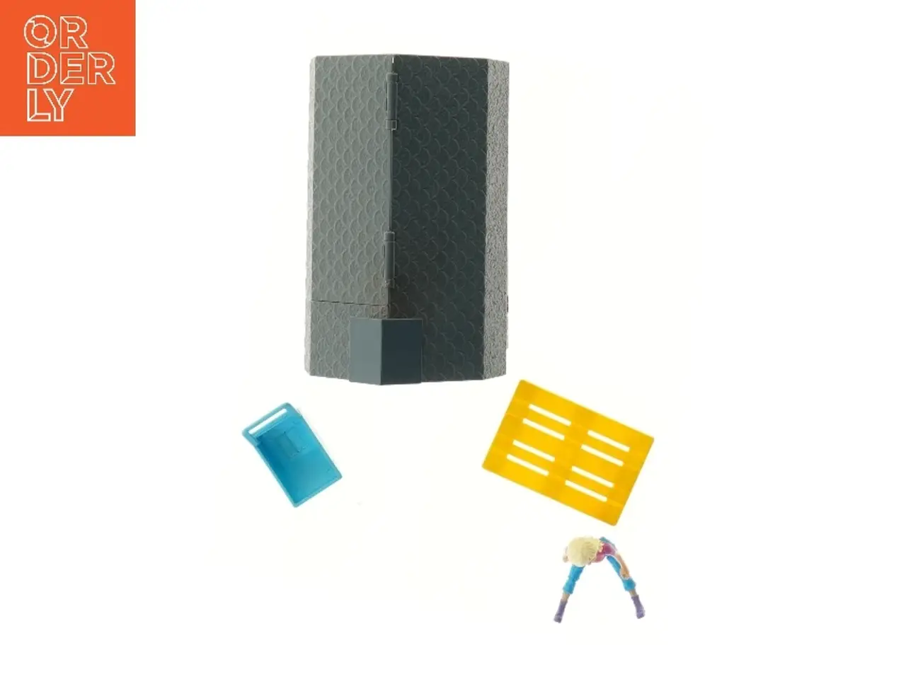 Billede 2 - Lege sæt med stald og figurer (str. 17x11 cm)
