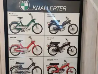 2 billed rammer med forskællige puch mærker