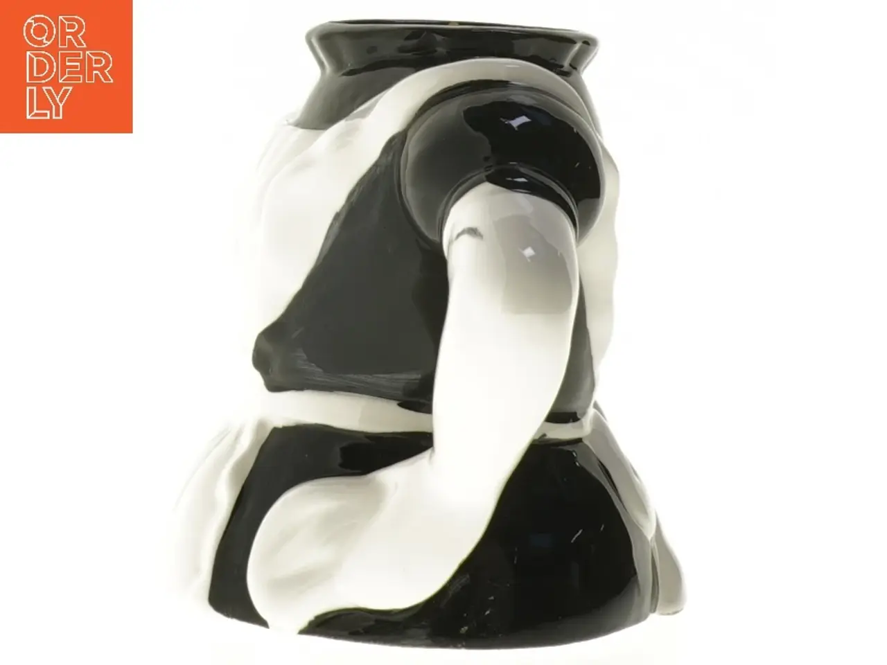 Billede 4 - Keramisk vase i form af tjenestepige (str. 13x12x24 cm)