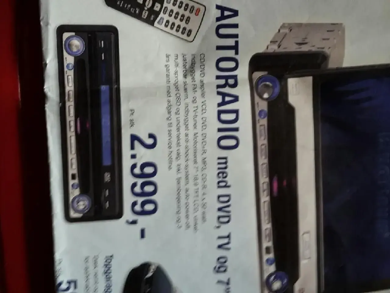 Billede 1 - Radio M/dvdafspiller bakkamera kan tilkobles