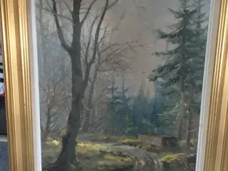 1 stk malerier af E Thorbjørn