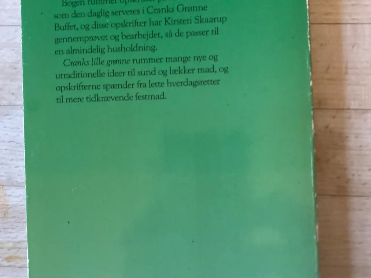 Billede 2 - Cranks lille grønne, Kirsten Skaarup