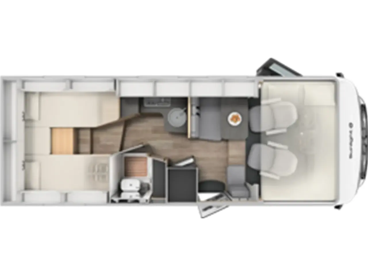 Billede 20 - 2026 - SunLight I 67S Aut.   Enkeltsenge - stor garage - 180 HK automatgear