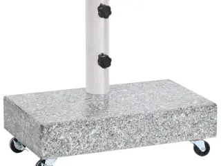 Parasolfod 45x25x8,3 cm granit lysegrå