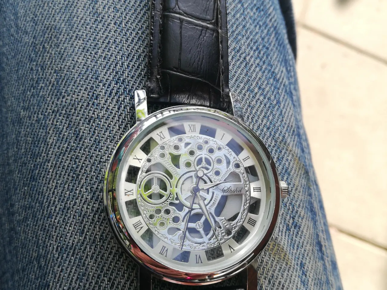Billede 2 - Ur, skelet ur, see through