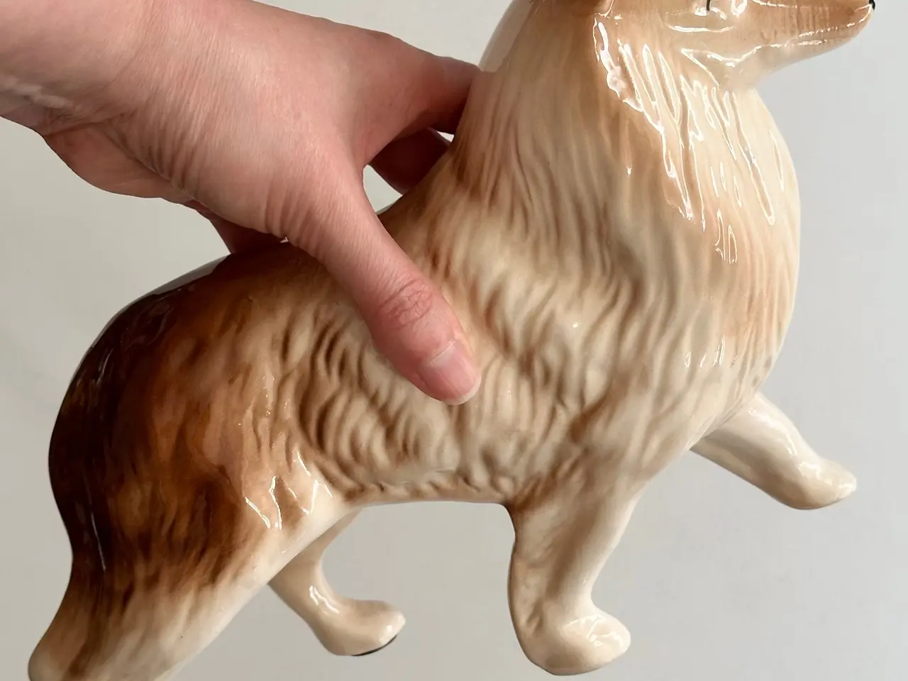 Billede 2 - Fajancefigur, collie