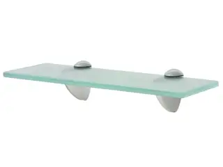 Svævehylde glas 30x10 cm 8 mm
