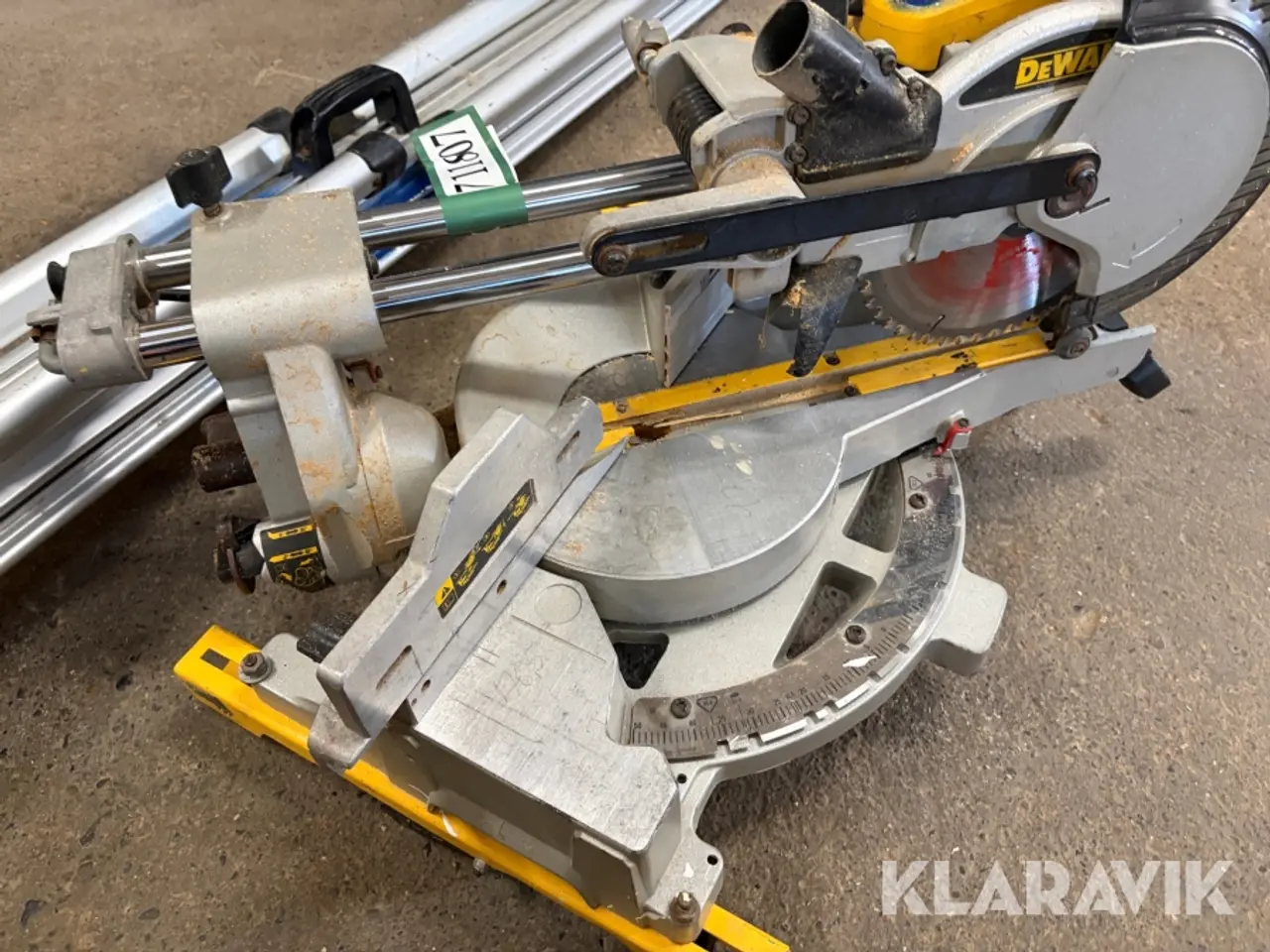 Billede 6 - Kap-/geringssav Dewalt DW712N med stativ