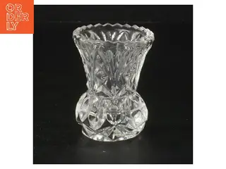Glas krystal vase (str. 7,5 cm)