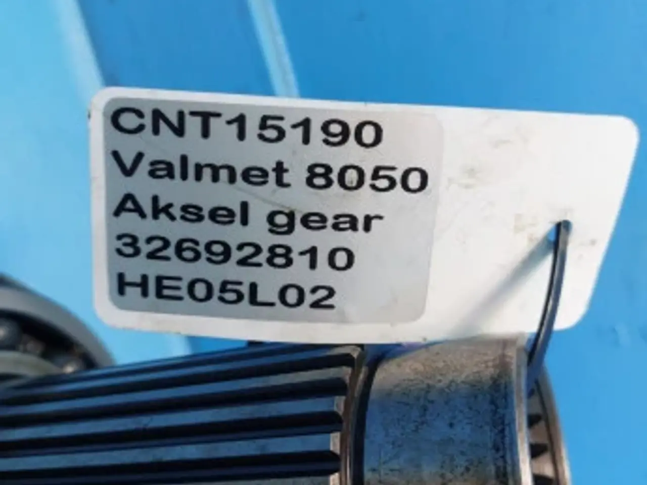 Billede 14 - Valmet 8050 Gear Aksel 32692810