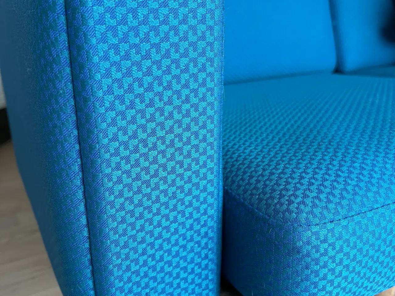 Billede 6 - Blå Wegner sofa GE236 m/springfjedre