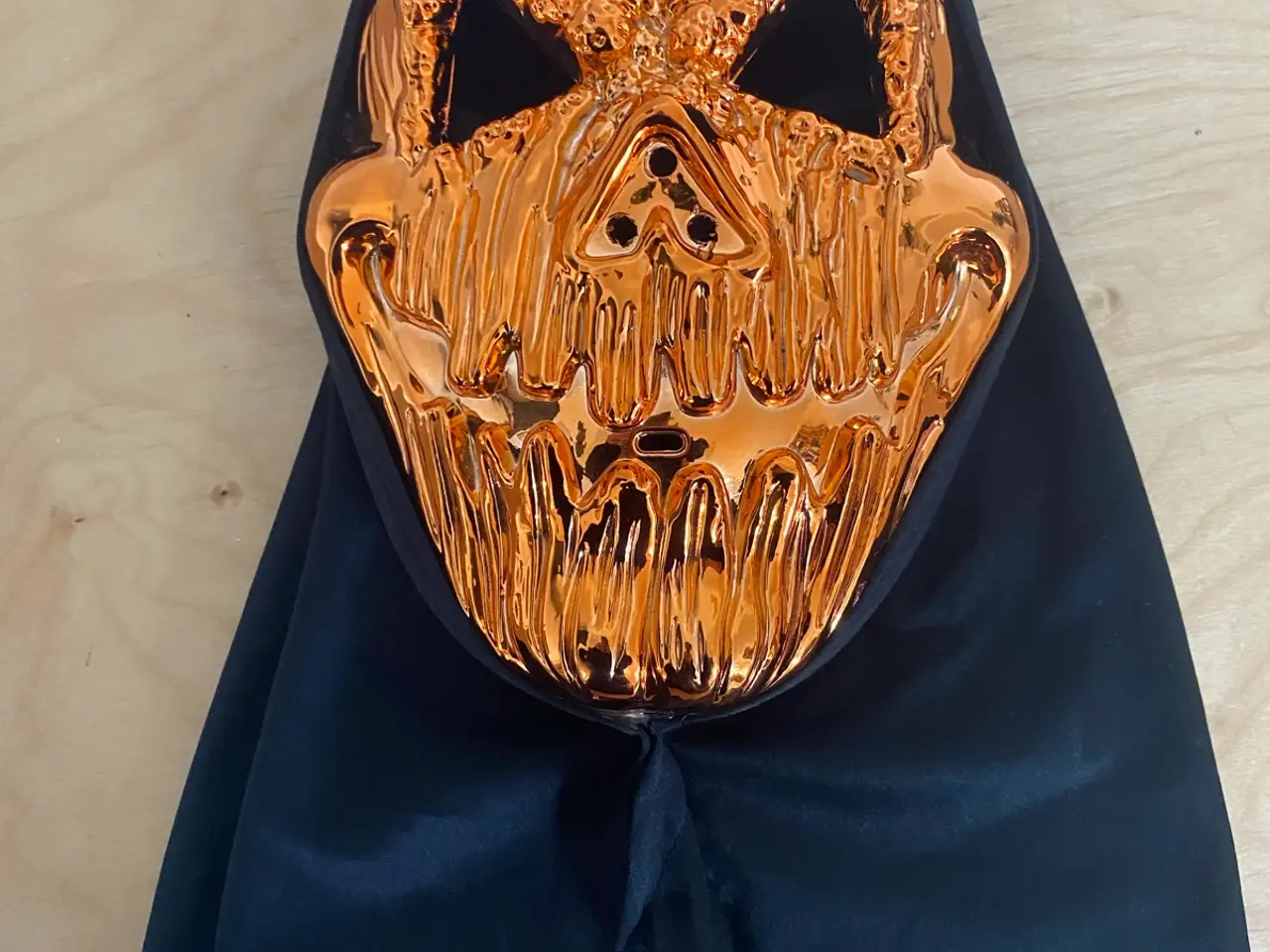 Billede 2 - Halloween græskar skelet maske udklædning 