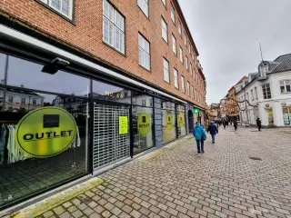 Butikslejemål ud til Hjultorvet - i alt 248 kvm