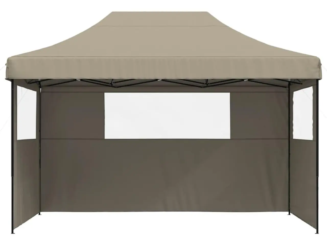 Billede 3 - Foldbart pop up-festtelt med 3 sidevægge - gråbrun