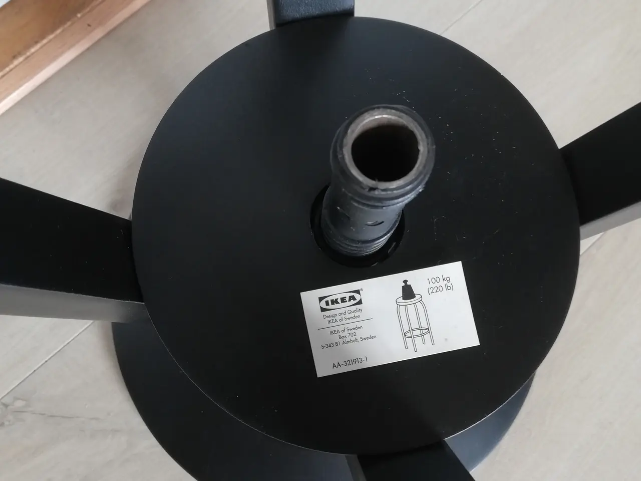 Billede 3 - Barstol justerbar Ikea