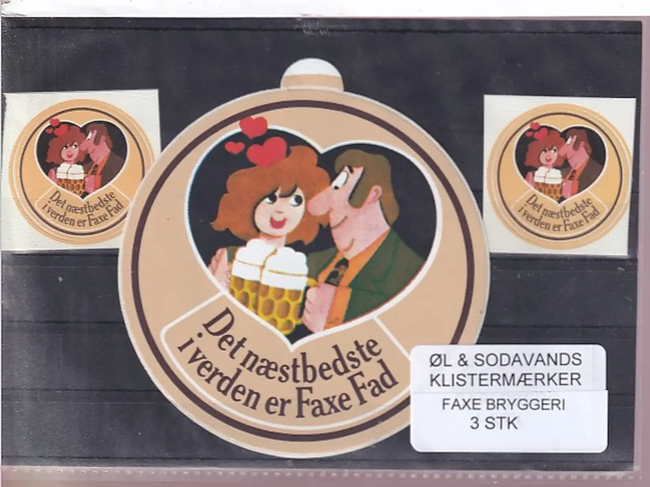 Billede 1 - Øl og Sodavands Klistermærker - Faxe - 3 Stk.
