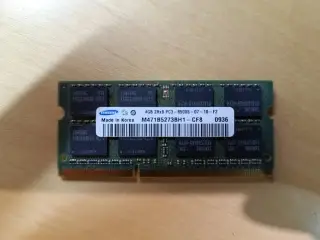 Samsung 4GB DDR3 SO-DIMM ram
