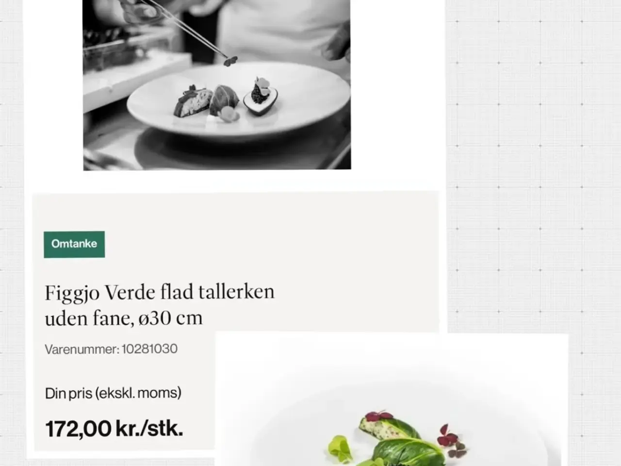 Billede 2 - Figgjo Verde flad tallerken 