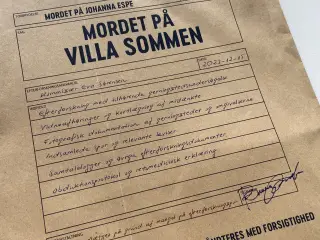 Unsolved mord gåde