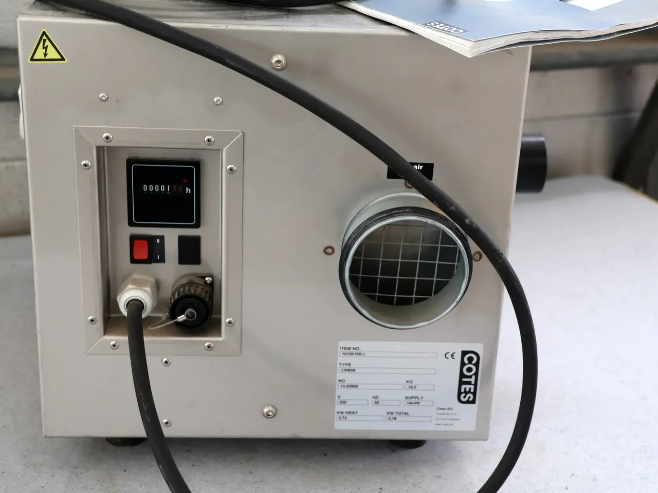 Billede 5 - Cotes CR80B absorptionaffugter m/ekstern hydrostat