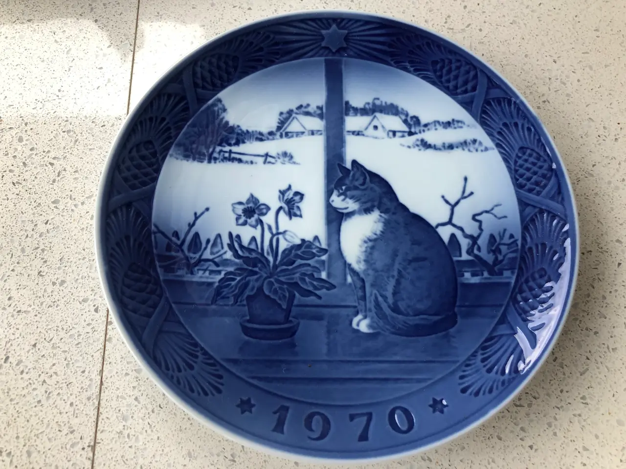 Billede 2 - Jule platter Juleaften / Julerosen / Kat. Royal Co
