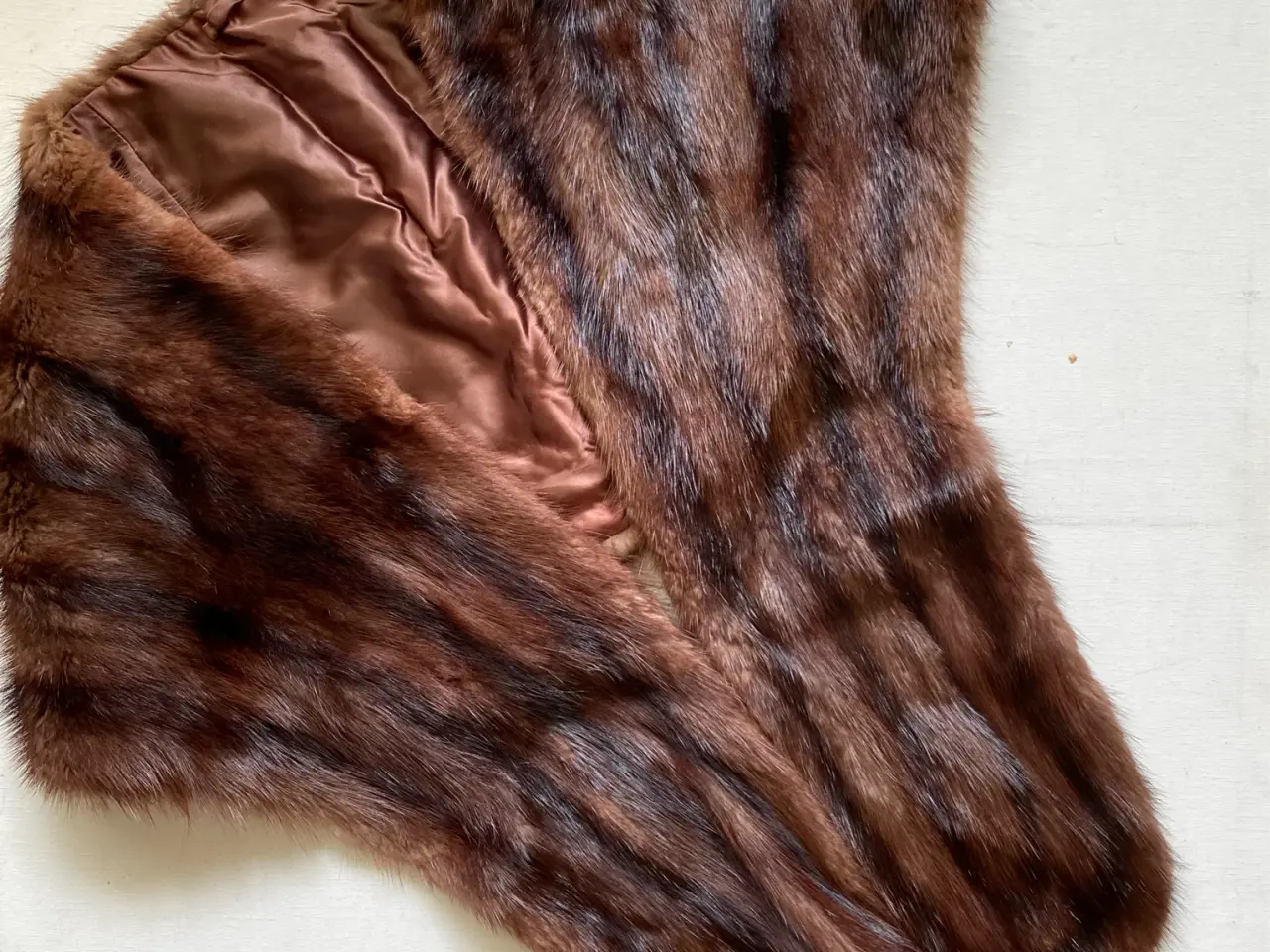 Billede 4 - Klassisk Vintage minkstola - pelskrave.