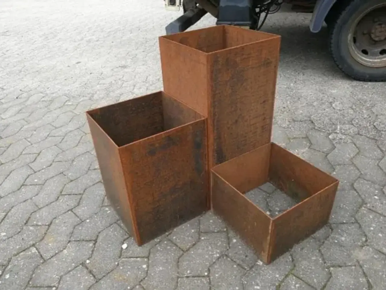 Billede 4 - Plantekasser i corten stål