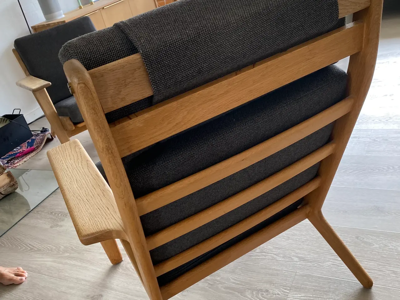 Billede 5 - Wegner lænestole 2 stk GE290A og 1 stk 290 