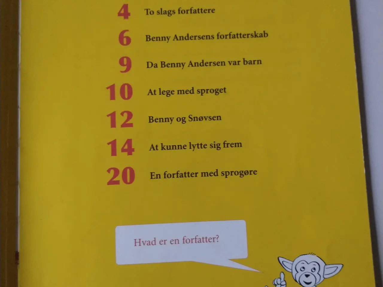Billede 3 - Benny Andersen - en forfatter med sprogøre