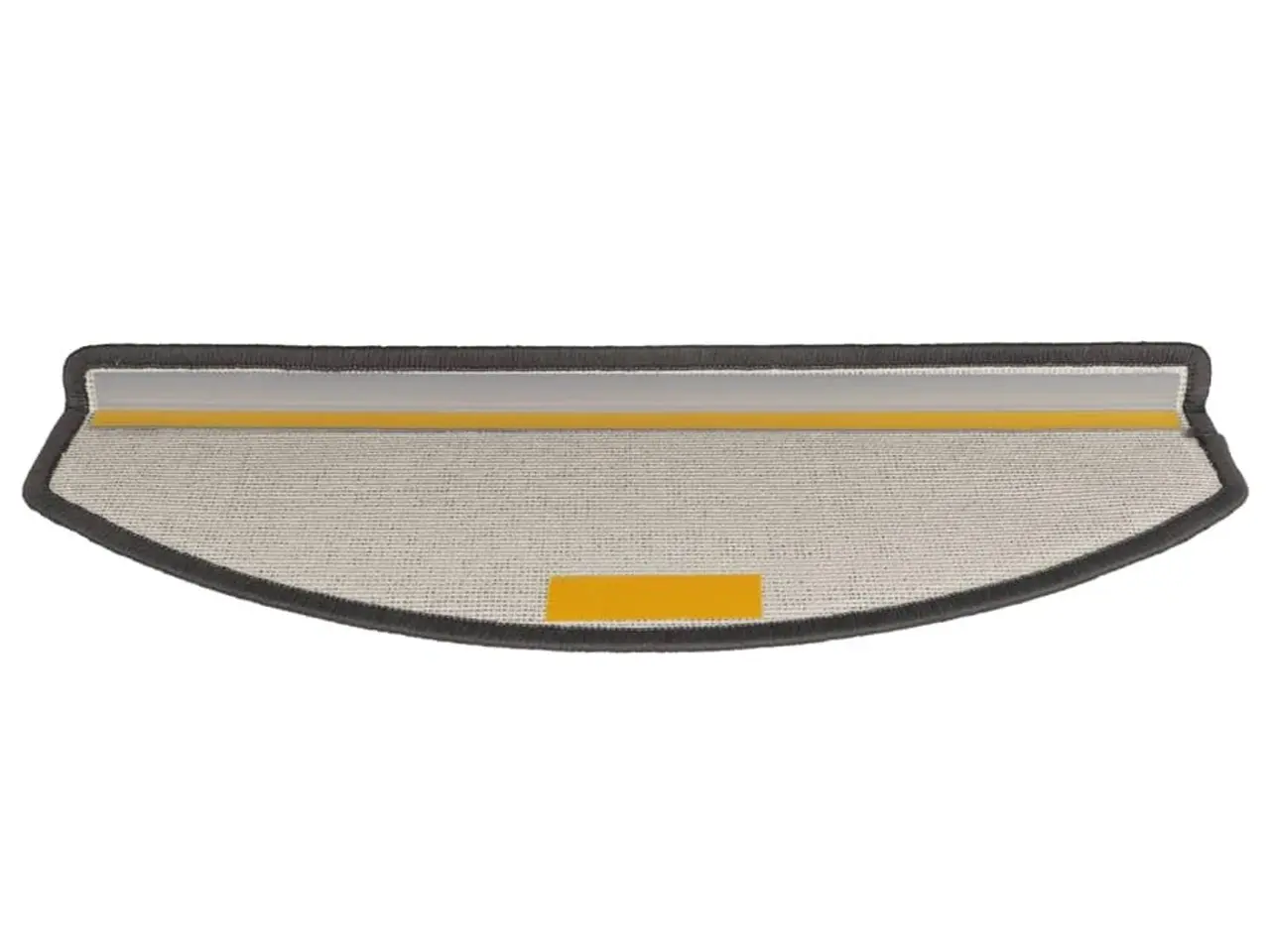 Billede 5 - Trappemåtter halvrunde 15 stk. - mørkegrå 65 x 24 x 4 cm