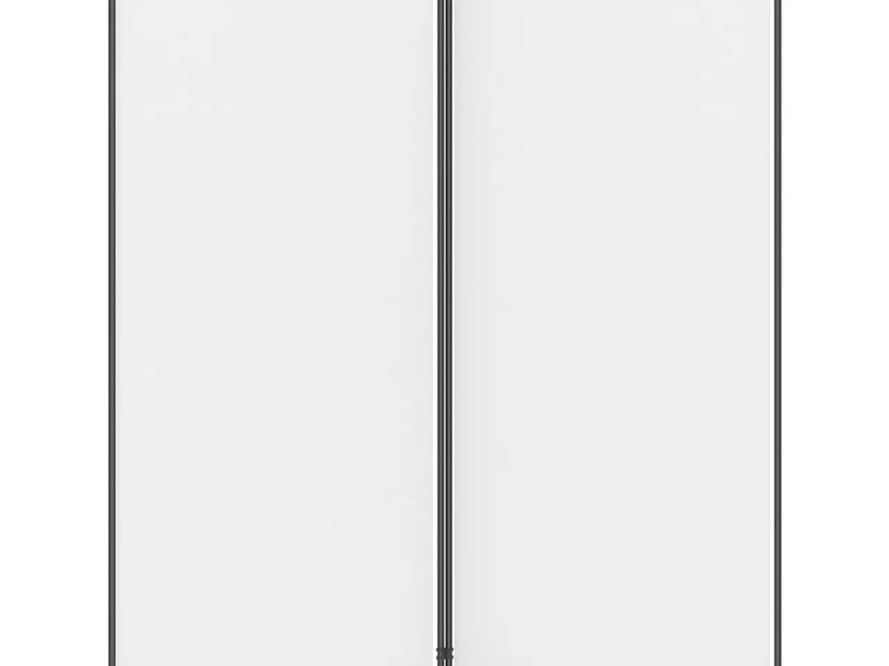 Billede 5 - Rumdeler med 2 paneler - hvid, 175 x 180 cm