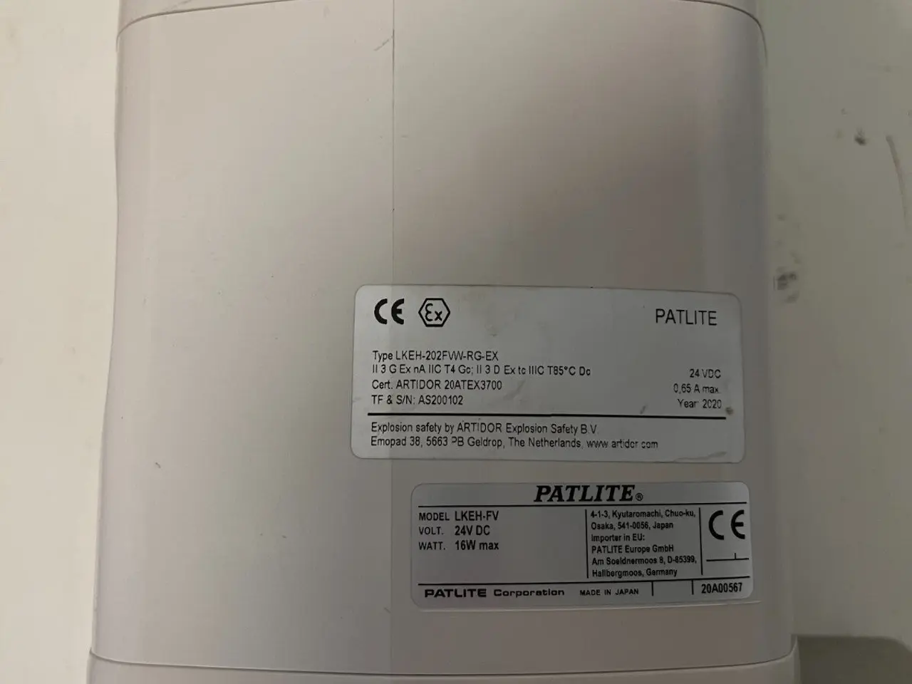 Billede 2 - Patlite LKEH-FV LED Signal Tower Light & Alarm 24V