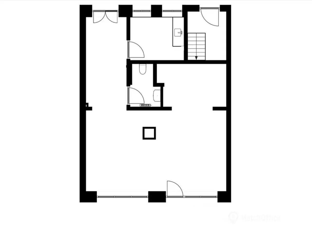 Billede 2 - Ledigt erhverv - Vesterbrogade 118 C. kld. tv.