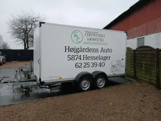 Leje af 1475 Kg Flyttetrailer 14,5 Kbm