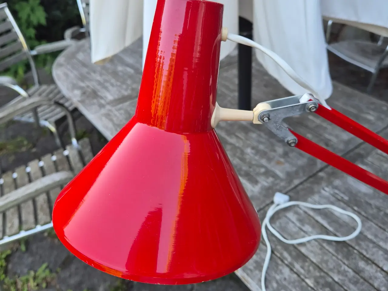 Billede 5 - Klassisk rød arkitektlampe i dansk design 