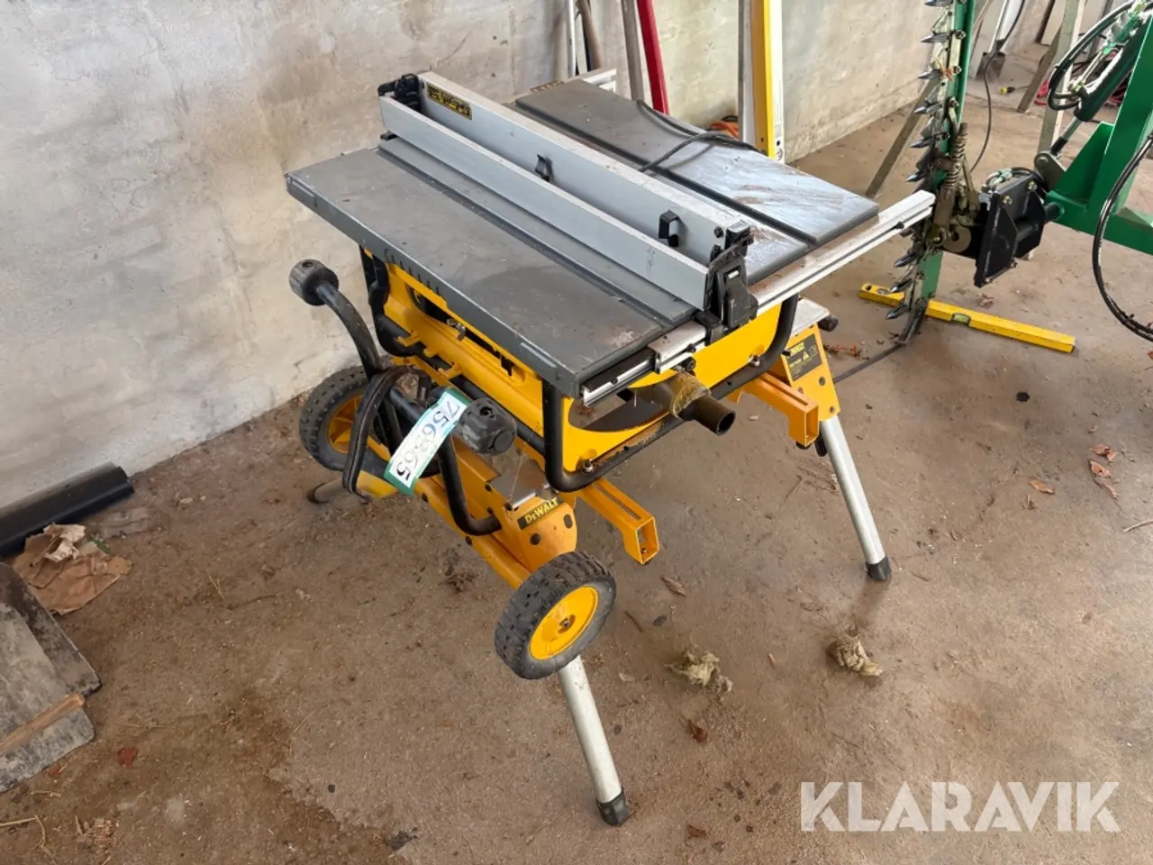 Billede 2 - Bordsav Dewalt DW745-QS på stativ