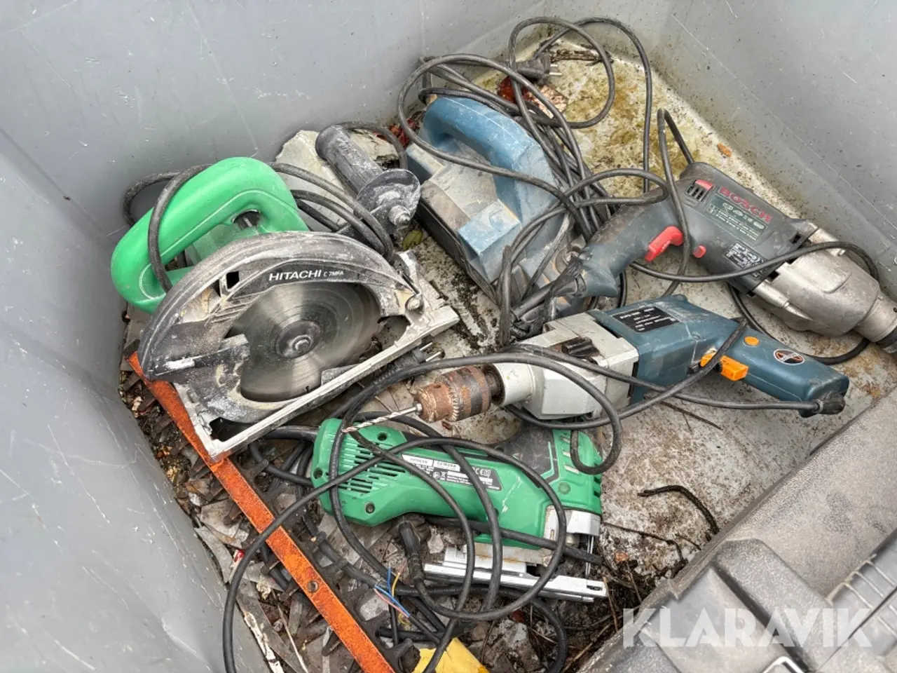Billede 10 - Blandet parti elværktøj Black+Decker / Bosch / Redback / Hitachi / Power Craft – 11 dele i alt