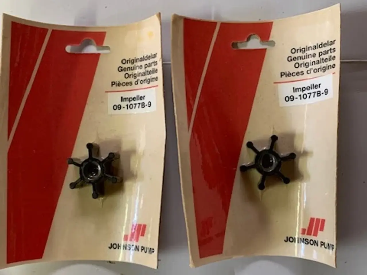Billede 1 - 2 stk Johnson  IMPELLER 09-1077B-9, Helt nye