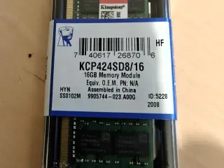 KINGSTON RAM 16GB 2400MHZ DDR4 SODIMM 