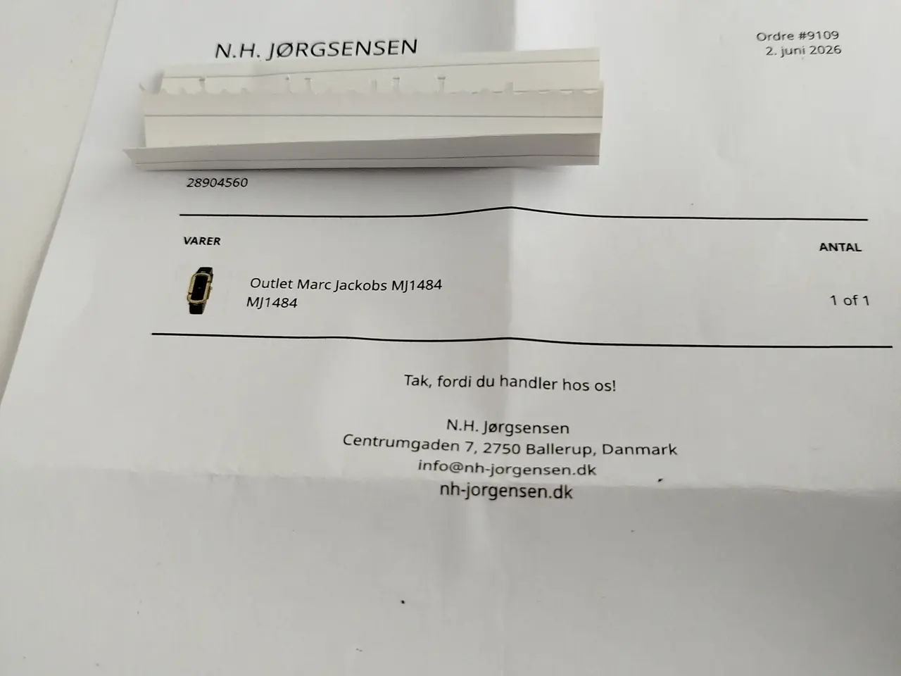 Billede 3 - Nyt ur ubrugt