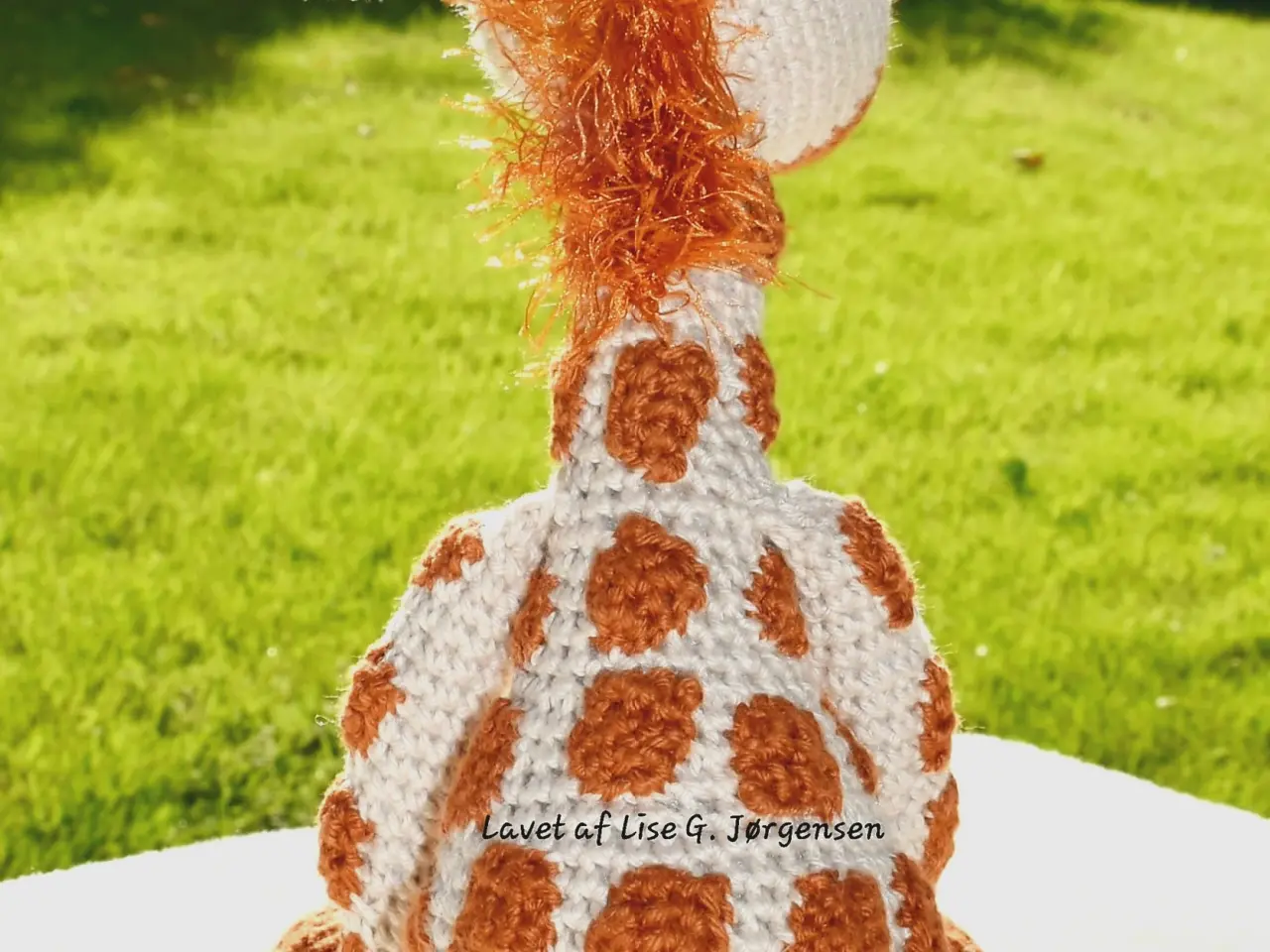 Billede 3 - Naturtro hæklede giraffer