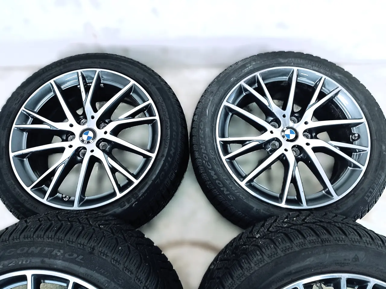 Billede 3 - 5x112 17" ET47 nav 66,6ø BMW vintersæt inkl. TPMS