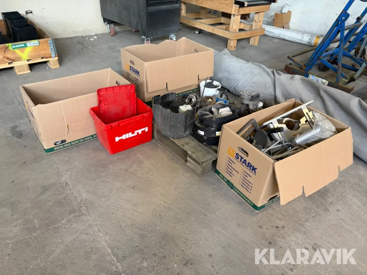 Billede 5 - Samlet parti reservedele bl.a. motor-/ventilatordele,