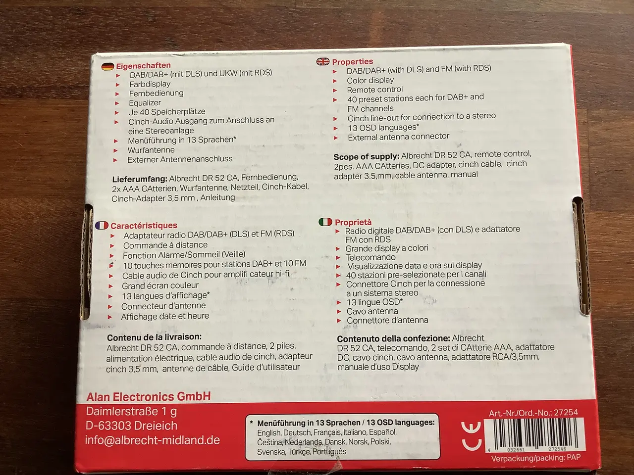 Billede 2 - Albrecht DR 52 CA – DAB+ og FM radioadapter