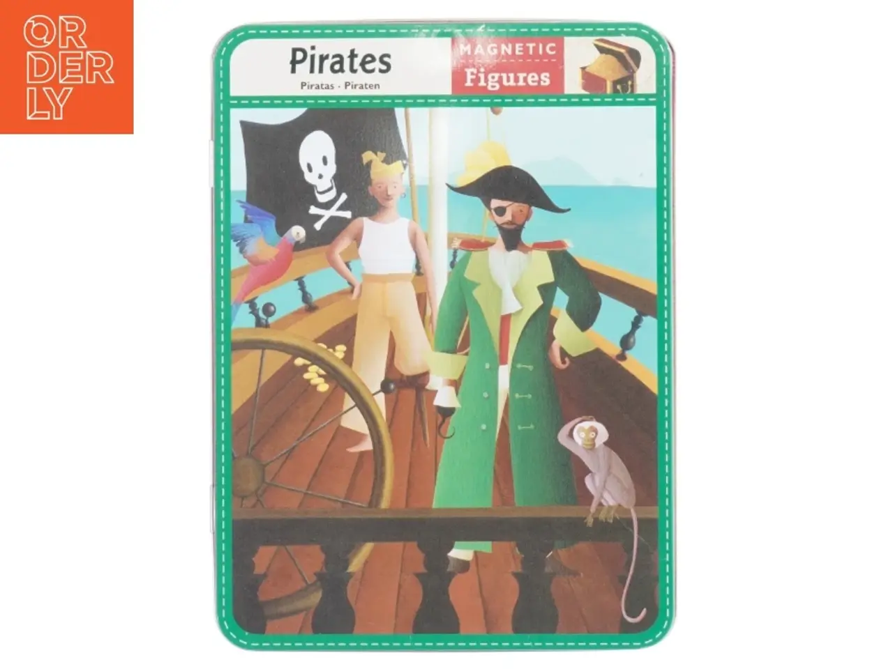 Billede 1 - Magnetisk piratpuslespil fra Mudpuppy (str. 22x17 cm)