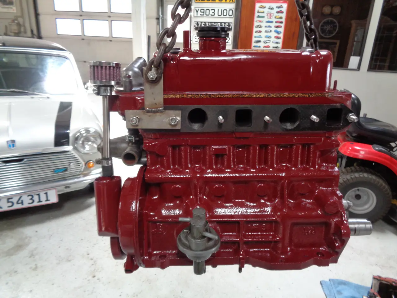 Billede 1 - Hovedrepareret motor