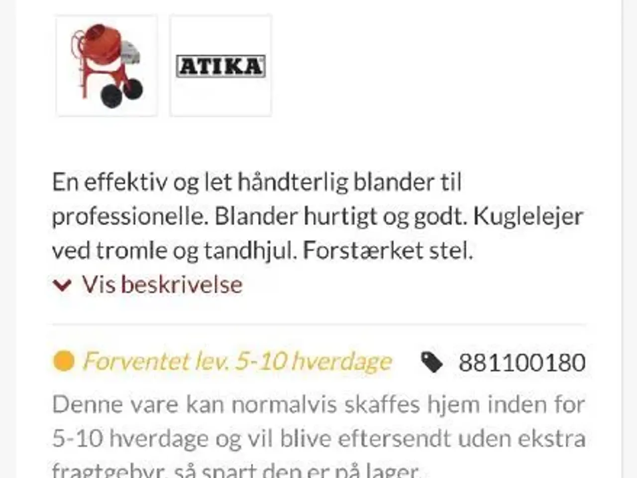 Billede 3 - Atika 165 Dynamic