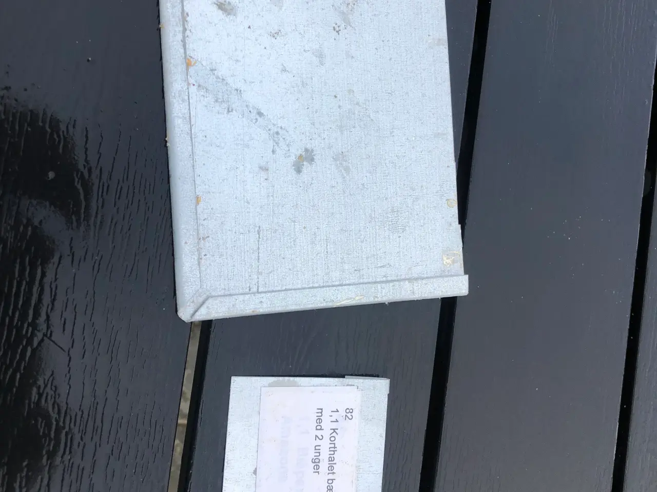 Billede 1 - metal skilt til bur