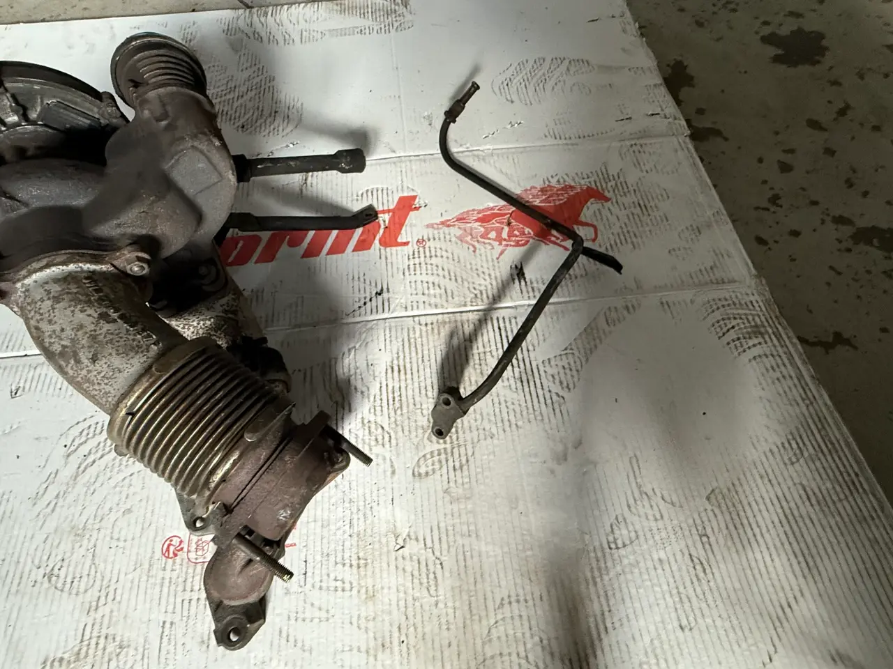 Billede 4 - W124 Turbo og manifold
